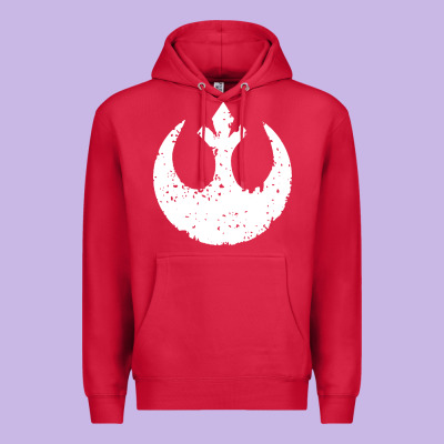 Distressed Rebel Alliance Symbol Premium Hoodie Designed By Artisfamous