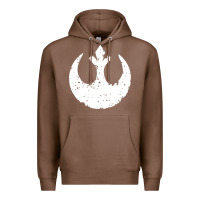 Chestnut distressed rebel alliance symbol Premium Hoodie - artisFamous