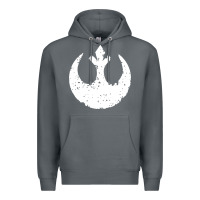 Rock distressed rebel alliance symbol Premium Hoodie - artisFamous