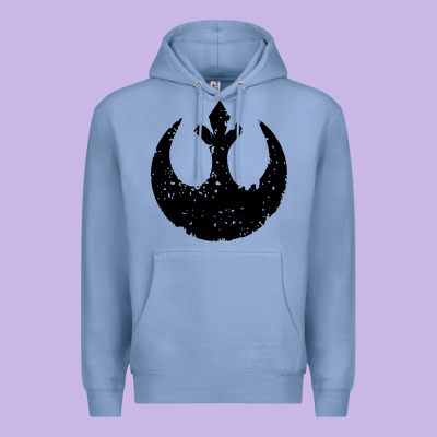 Distressed Rebel Alliance Symbol Premium Hoodie Designed By Artisfamous