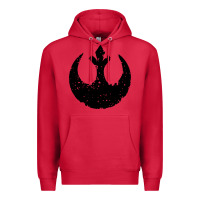 Cardinal distressed rebel alliance symbol Premium Hoodie - artisFamous