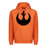 Carrot distressed rebel alliance symbol Premium Hoodie - artisFamous