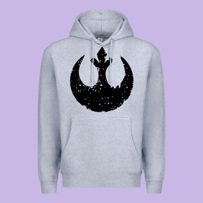 Distressed Rebel Alliance Symbol Premium Hoodie Designed By Artisfamous