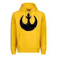 Lemon distressed rebel alliance symbol Premium Hoodie - artisFamous