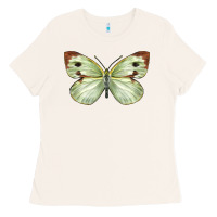 Bone Cabbage Butterfly Ladies Tee - LillyAllenDesigns