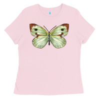 Bubblegum Pink Cabbage Butterfly Ladies Tee - LillyAllenDesigns