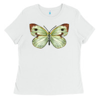 White Cabbage Butterfly Ladies Tee - LillyAllenDesigns