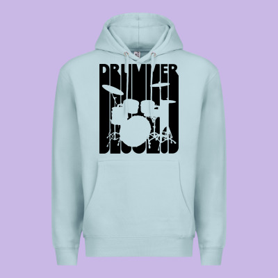 Vintage Retro Drummer Premium Hoodie Designed By Artisfamous