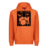Carrot vintage retro drummer Premium Hoodie - artisFamous