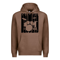 Chestnut vintage retro drummer Premium Hoodie - artisFamous