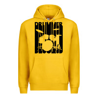 Lemon vintage retro drummer Premium Hoodie - artisFamous
