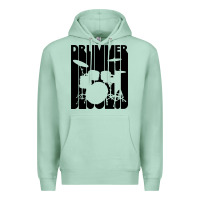 Seafoam vintage retro drummer Premium Hoodie - artisFamous