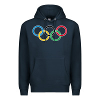 Navy Olympic Rings Premium Hoodie - artisFamous
