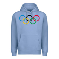 Colony Blue Olympic Rings Premium Hoodie - artisFamous