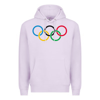 Lilac Olympic Rings Premium Hoodie - artisFamous
