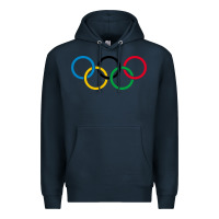 Navy Olympic Rings Premium Hoodie - artisFamous