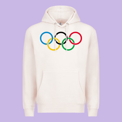Olympic Rings Premium Hoodie Designed By Artisfamous