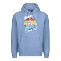 Colony Blue sorry i tooted Premium Hoodie - artisFamous