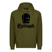 Army Green Epitaph Records Premium Hoodie - artisFamous