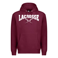 Burgundy lacrosse Premium Hoodie - artisFamous