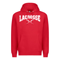 Red lacrosse Premium Hoodie - artisFamous
