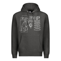 Charcoal Heather modest Premium Hoodie - artisFamous