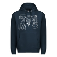 Navy modest Premium Hoodie - artisFamous