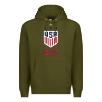 Army Green uswnt unisex Premium Hoodie - artisFamous
