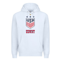 White uswnt unisex Premium Hoodie - artisFamous
