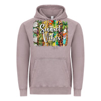 Vintage Zinc sunset vibes brush stroke Vintage Hoodie - BarkalooDesign