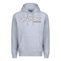 Heather Grey Discord American Label Record Premium Hoodie - artisFamous