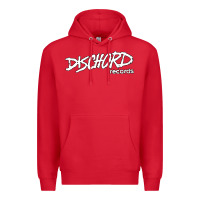 Red Discord American Label Record Premium Hoodie - artisFamous