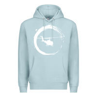 Blue Mist helicopter Premium Hoodie - artisFamous