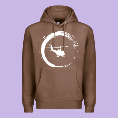 Helicopter Premium Hoodie Designed By Artisfamous
