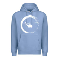 Colony Blue helicopter Premium Hoodie - artisFamous
