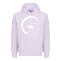 Lilac helicopter Premium Hoodie - artisFamous