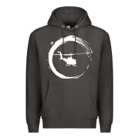 Smoke helicopter Premium Hoodie - artisFamous