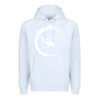 White helicopter Premium Hoodie - artisFamous