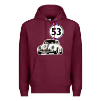 Burgundy herbie 53 Premium Hoodie - artisFamous