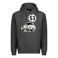 Charcoal Heather herbie 53 Premium Hoodie - artisFamous