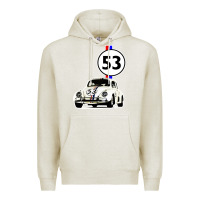 Oatmeal Heather herbie 53 Premium Hoodie - artisFamous