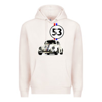 Pale Pink herbie 53 Premium Hoodie - artisFamous