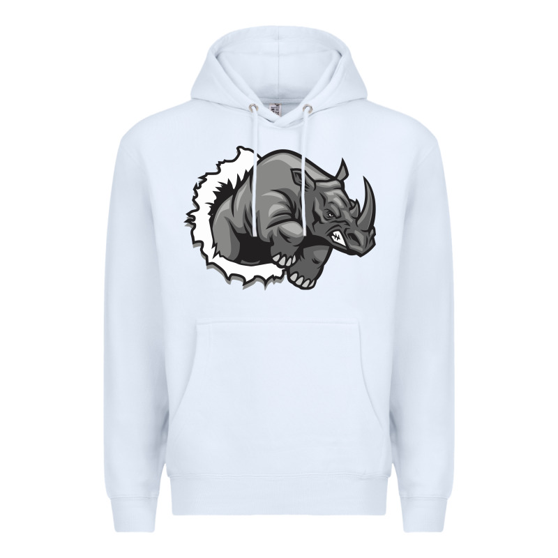 Rhino Premium Hoodie by artisFamous | Teevron