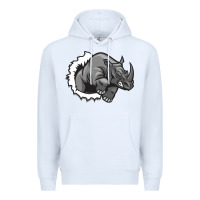 White Rhino Premium Hoodie - artisFamous