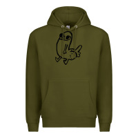Army Green Dickbutt Premium Hoodie - artisFamous