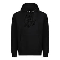 Black Dickbutt Premium Hoodie - artisFamous