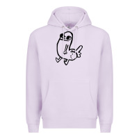 Lilac Dickbutt Premium Hoodie - artisFamous