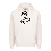 Pale Pink Dickbutt Premium Hoodie - artisFamous