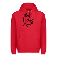 Red Dickbutt Premium Hoodie - artisFamous