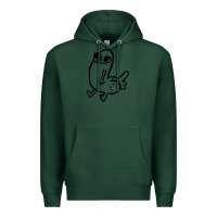 Sports Green Dickbutt Premium Hoodie - artisFamous